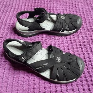 Keen Women's Rose Sandal—8.5—Black/Neutral Gray